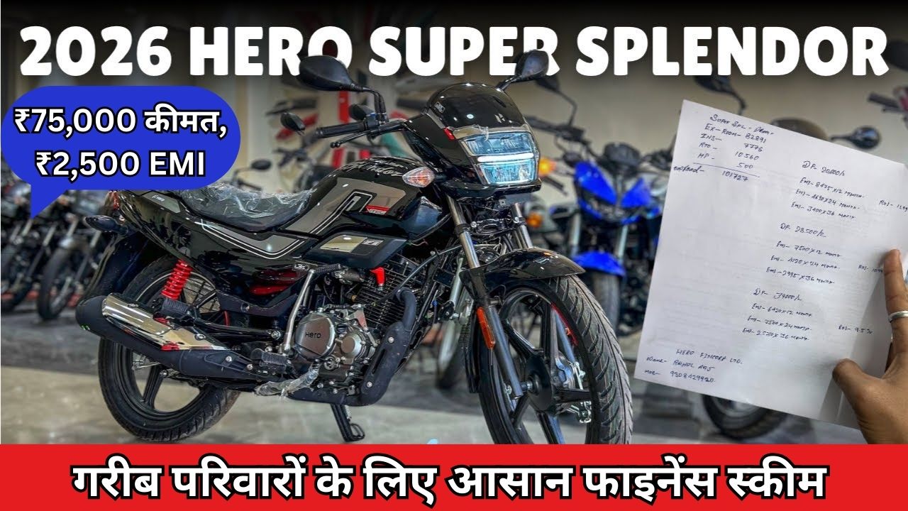 Hero Splendor Finance Scheme